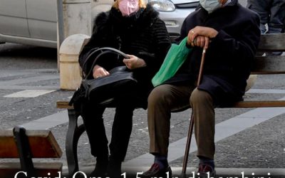 Covid: Oms, 1,5 mln di bambini hanno perso genitore o nonno. ”Spingere equità vaccinale è urgenza, per salvare vite”