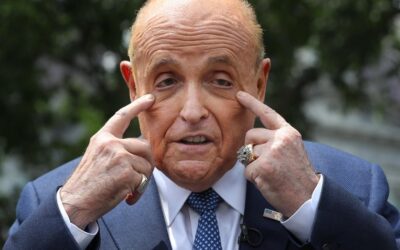 Rudy in tv con il cappello in mano (ha fatto la fine del cavallo di carrozza)