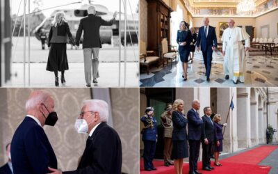 G20, Biden vede Mattarella, Draghi e Macron. Prima lungo colloquio con il Papa