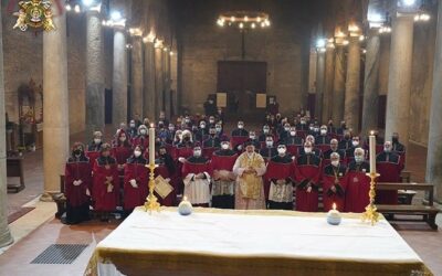 Nuovi Associati dei Cavalieri di San Silvestro a Tivoli il 28 ottobre