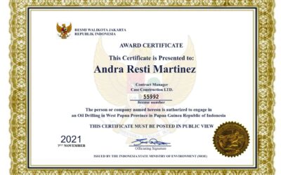 Hard work and patience pays off for Andra Martinez. She lends  a contract with the Indonesia Government worth 11, 700 million u.s.
