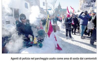 La protesta dei camionisti canadesi sbarca in Europa