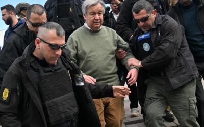 Ucraina, raid su Kiev durante la visita di Guterres: “Sono sotto choc”.