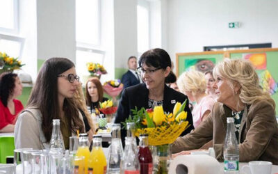 Ucraina, Jill Biden incontra la moglie di Zelensky