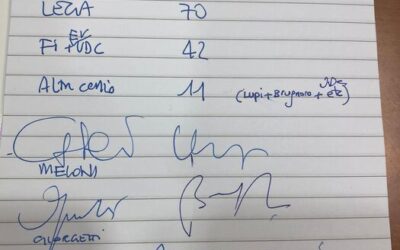 Centrodestra: trovata l’intesa sul premier e sui 221 collegi uninominali