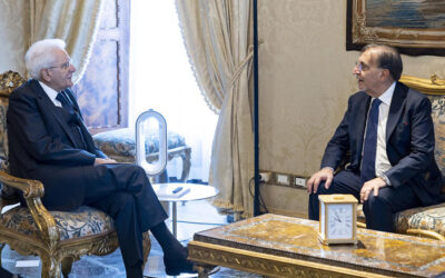 Le consultazioni, La Russa e Fontana al Quirinale