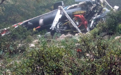 Ritrovato l’elicottero in Puglia: 7 morti, nessun superstite