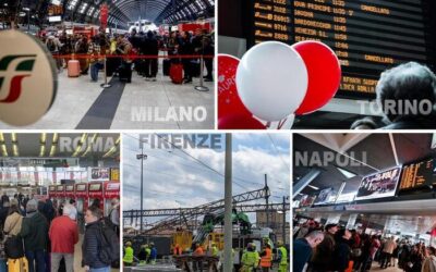 Deraglia carro di un treno merci, ripresa la circolazione ferroviaria sull’alta velocità Firenze-Bologna