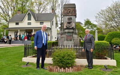 LA BANDIERA DELLA REGIONE TOSCANA AL MUSEO GARIBALDI MEUCCI DI STATEN ISLAND