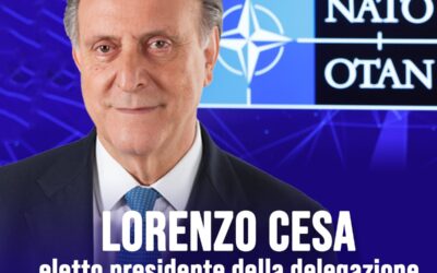 Il seretario UDC,  On. Lorenzo Cesa Eletto Presidente delegazione italiana presso Nato
