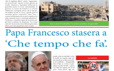 14 gennaio 2024 – Prima pagina de  Il Cittadino Italiano