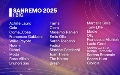 Cultura – Sanremo, ecco i 30 Big del Festival