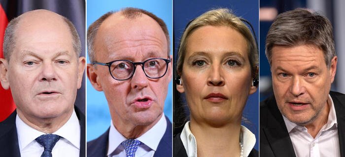 DUELLO TV TRA I 4 LEADER TEDESCHI IN VISTA DEL VOTO