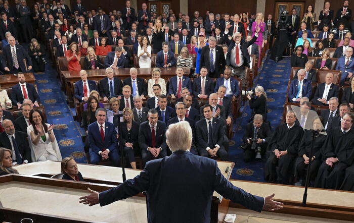US President Donald Trump Addresses Joint Session of US Congress