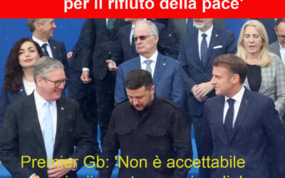 Starmer, ‘Putin paghi un prezzo per il rifiuto della pace’