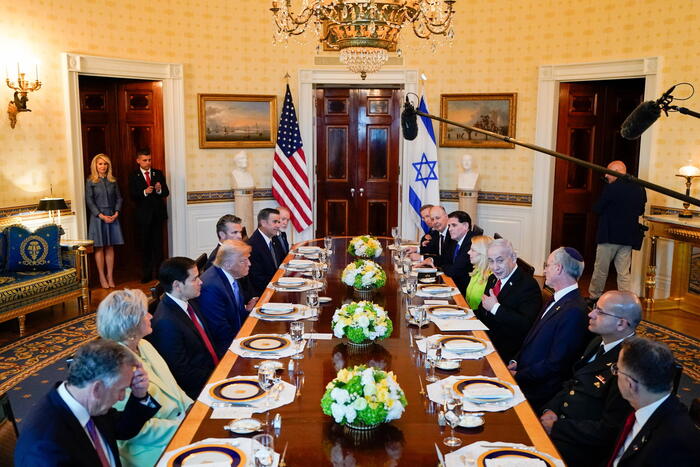 Netanyahu a cena da Trump, ‘ho candidato il presidente Usa al Nobel per la pace’