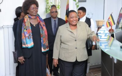 Eccellenze italiane: il primo ministro dell`Uganda  Robinah Nabbanja fa fatto visita ad Alan Farm